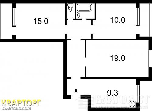 Sell 3-room apartment. Киев,  Ломоносова — photo 1
