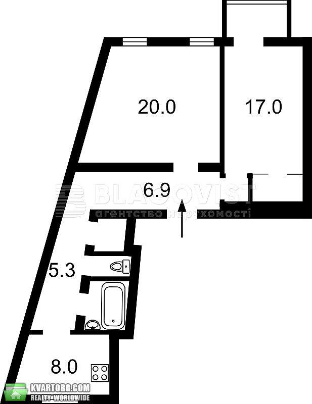 Sell 2-room apartment. Киев,  Льва Толстого — photo 2