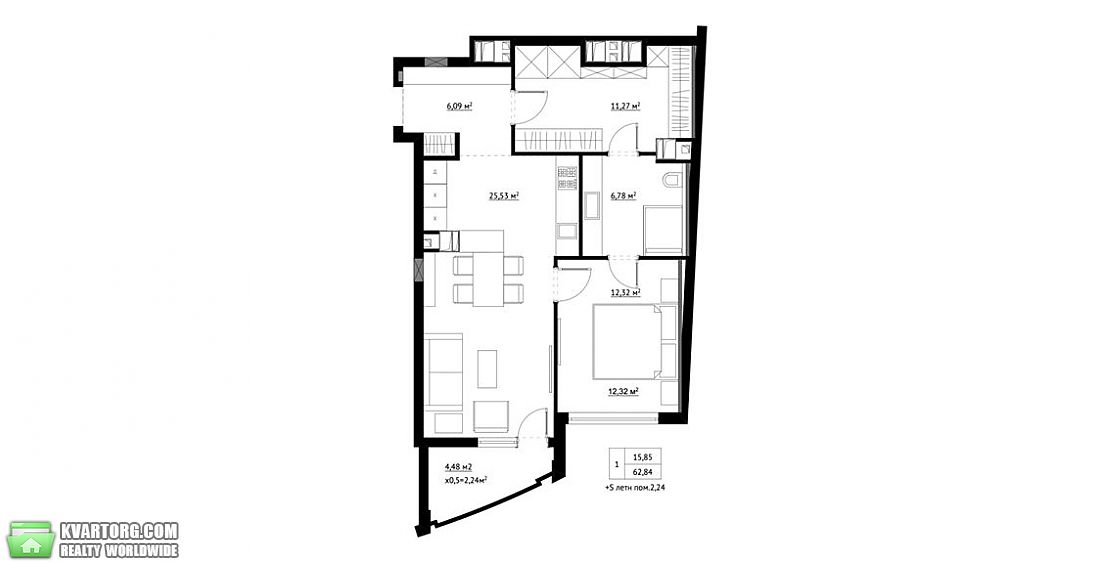 Sell 2-room apartment. Киев,  Голосеевский пр — photo 6