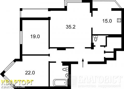 Sell 3-room apartment. Киев,  Соломенская — photo 4