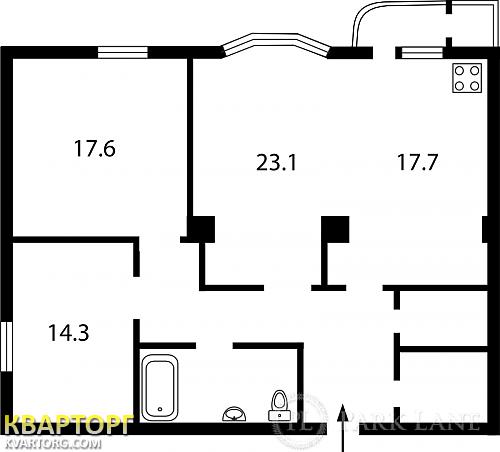 Sell 3-room apartment. Киев,  Лабораторный пер — photo 8