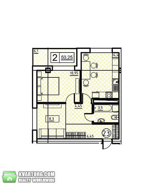 Sell 2-room apartment. Одесса, Гераневая — photo 5