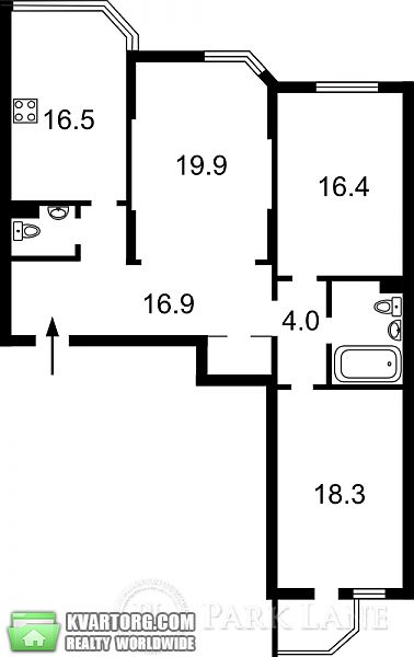Sell 3-room apartment. Киев, Вильямса — photo 2