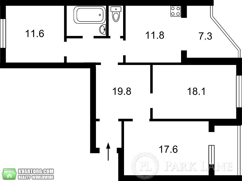 Sell 3-room apartment. Киев, Григернка Петра — photo 2