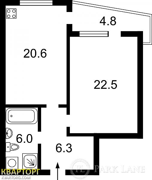 Sell 1-room apartment. Киев,  Ушинского — photo 2
