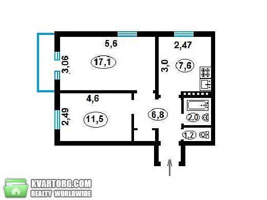 Sell 2-room apartment. Киев, Соборности пр — photo 7