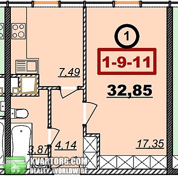 Sell 1-room apartment. Одесса, Болгарская — photo 1