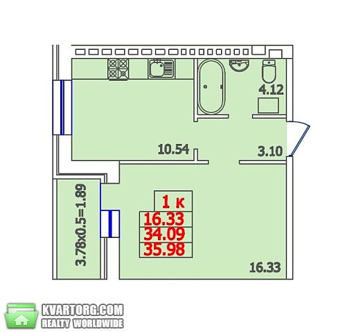 Sell 2-room apartment. Одесса, Молодежное — photo 2