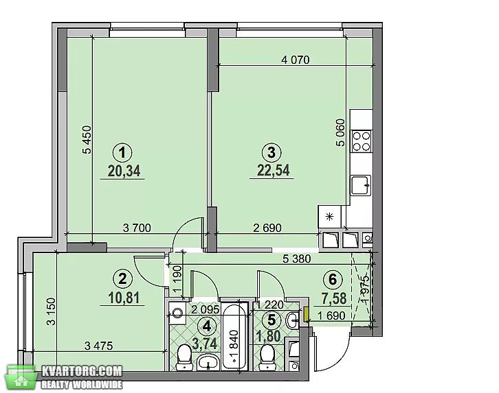 Sell 2-room apartment. Киев, Сверстюка — photo 6