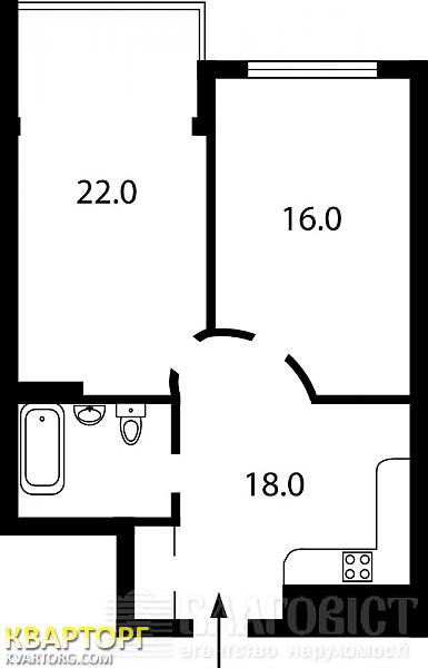 Sell 2-room apartment. Киев,  Драгомирова — photo 2