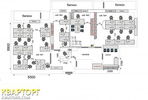 Rent out office. Киев,  Щорса — photo 1