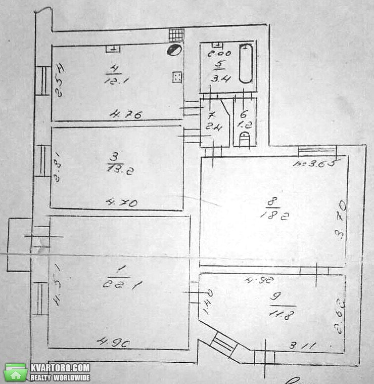 Sell 3-room apartment. Одесса, Княжеская — photo 1