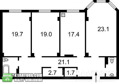 Sell 3-room apartment. Киев, Полтавская — photo 4