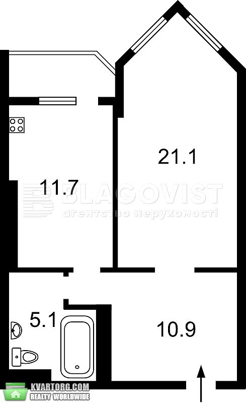 Sell 1-room apartment. Киев,  Соломенская — photo 7