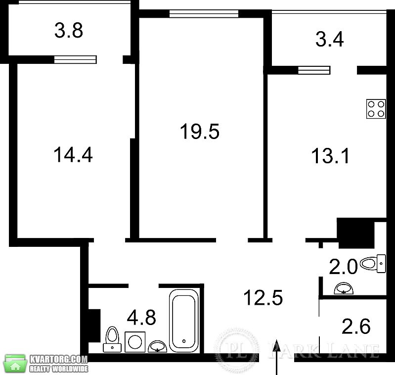 Sell 1-room apartment. Киев,  Богдановская — photo 2