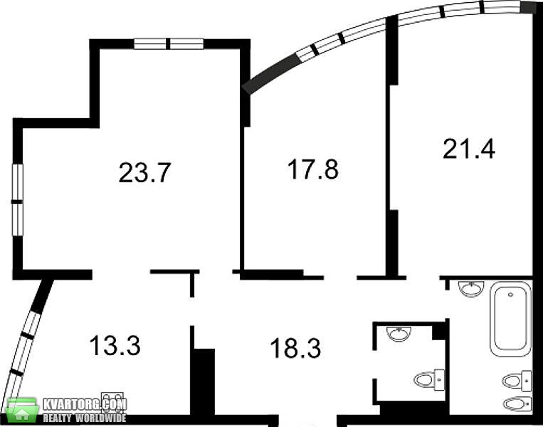 Rent out 3-room apartment. Киев,  Дмитриевская — photo 10
