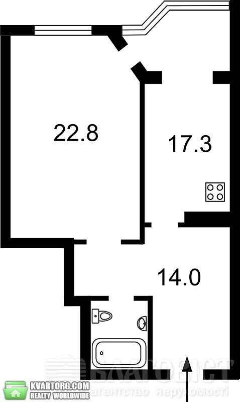 Sell 1-room apartment. Киев, Гетьмана — photo 4