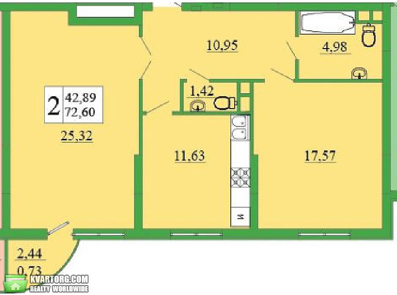 Sell 2-room apartment. Киев,  Ломоносова — photo 2