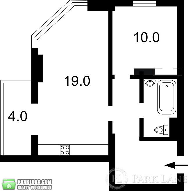 Sell 1-room apartment. Киев,  Феодосийская — photo 2