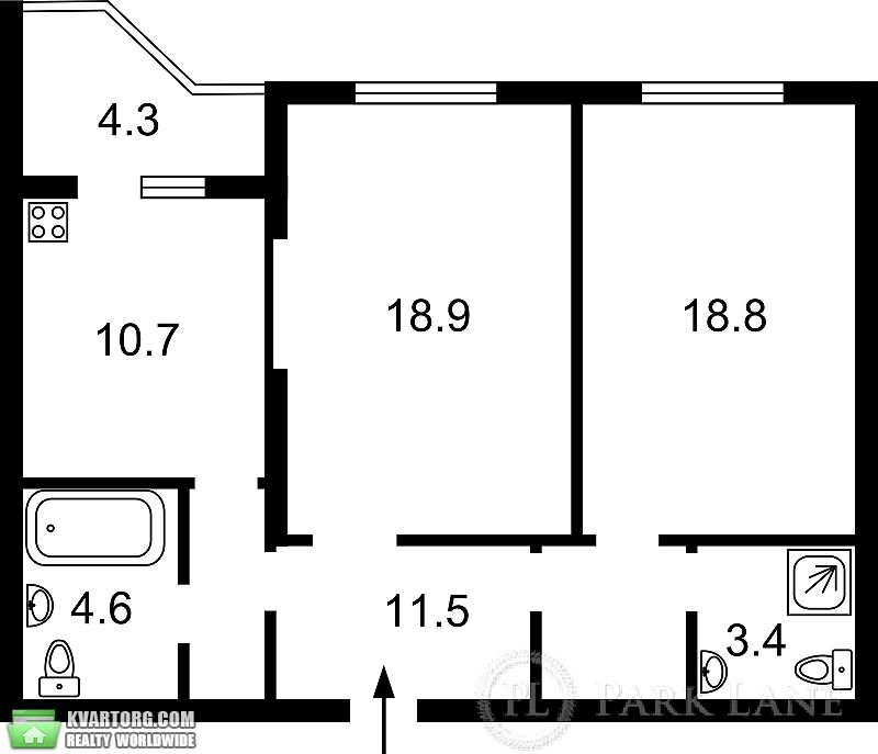 Sell 2-room apartment. Киев, Сикорского — photo 3