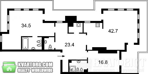 Sell 3-room apartment. Киев,  Саксаганского — photo 1