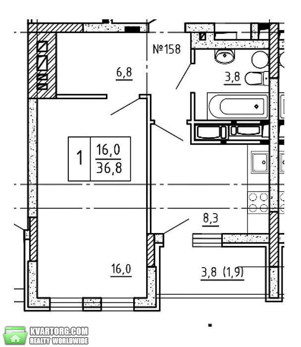 Sell 1-room apartment. Киевская обл., Панорамная — photo 8