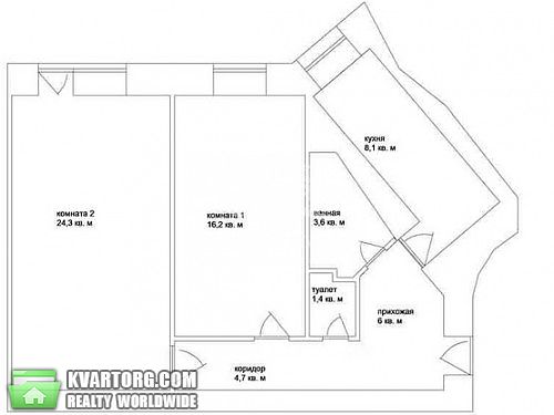 Sell 2-room apartment. Киев, Гончара Олеся — photo 4