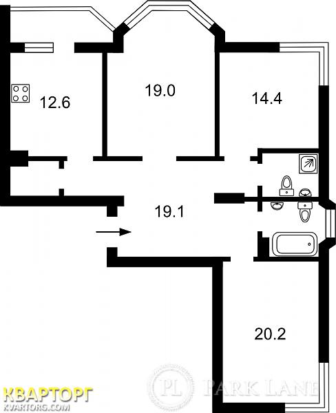 Sell 3-room apartment. Киев,  Чавдар — photo 3