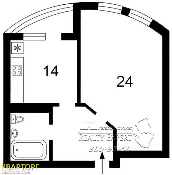 Sell 1-room apartment. Киев,  Науки пр — photo 2