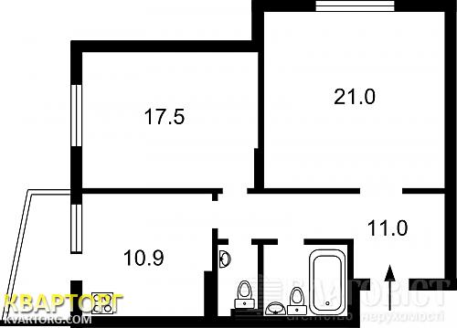 Sell 2-room apartment. Киев, сикорского — photo 2
