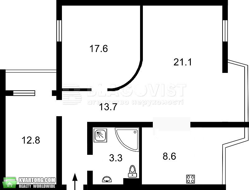 Sell 3-room apartment. Киев,  Драгоманова — photo 3