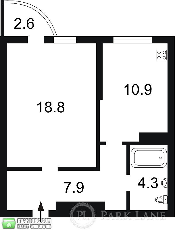 Sell 1-room apartment. Киев,  Ломоносова — photo 1