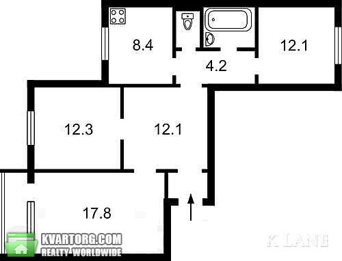 Sell 3-room apartment. Киев, Княжий Затон — photo 3