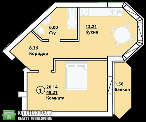 Sell 1-room apartment. Киев, Ватутина ул. — photo 4