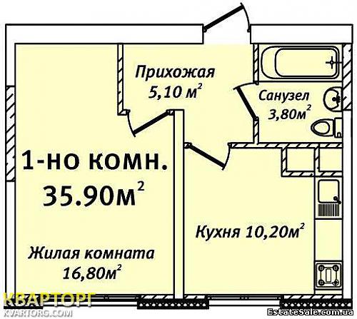 Sell 1-room apartment. Одесса, Люстдорфская дорога — photo 2