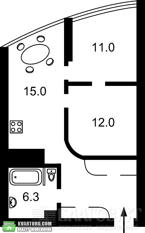 Sell 1-room apartment. Киев,  Героев Сталинграда пр — photo 2