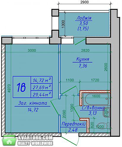 Sell 1-room apartment. Киев,  Богдана Хмельницкого — photo 2