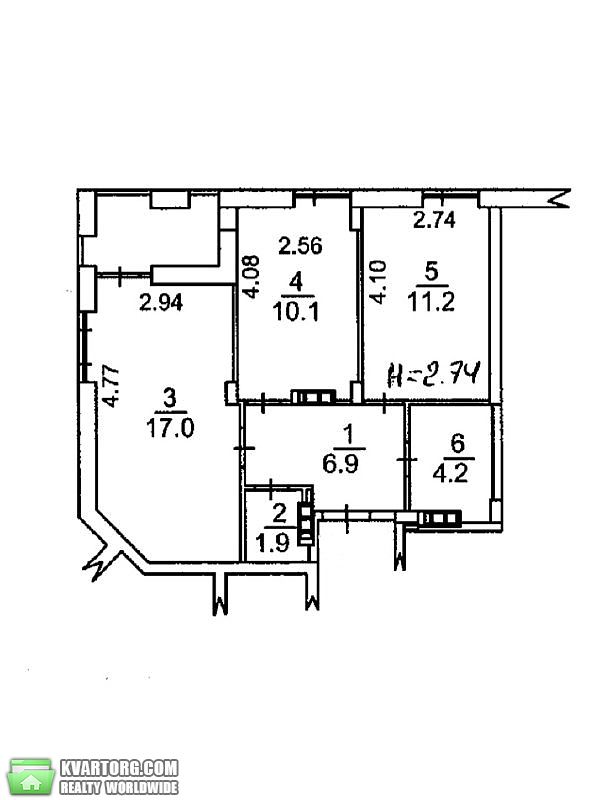 Sell 3-room apartment. Киев, Регенераторная — photo 9