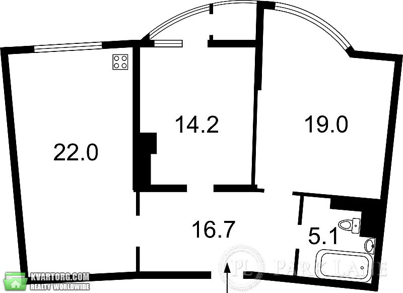 Sell 2-room apartment. Киев, Днепровская наб — photo 2