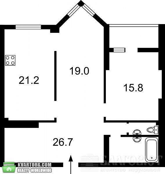 Sell 2-room apartment. Киев, Саперно-Слободская — photo 10