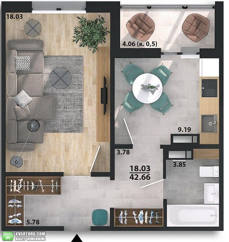 Sell 1-room apartment. Киев, Тираспольськая — photo 2