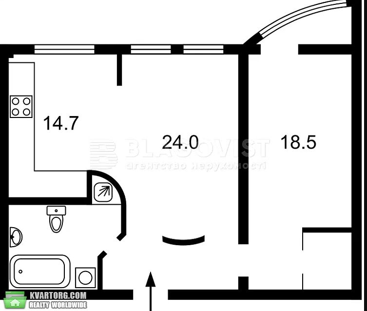 Rent out 2-room apartment. Киев, Шота Руставели — photo 7