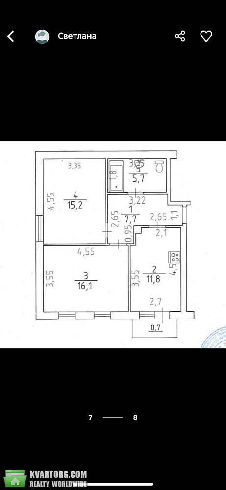 Sell 2-room apartment. Одесса, компасный переулок — photo 8