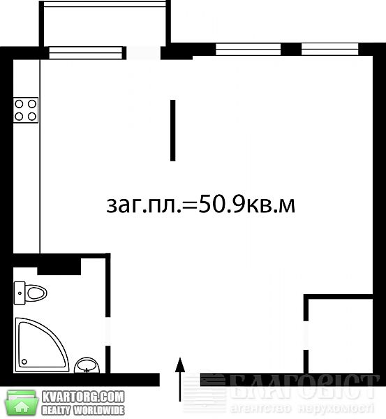 Sell 1-room apartment. Киев, Шота Руставели — photo 6