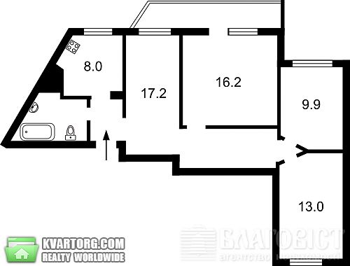 Sell 4-room apartment. Киев, Тимошенко — photo 8