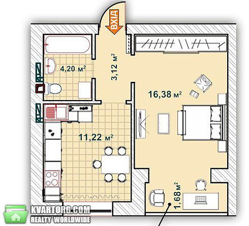 Sell 1-room apartment. Киев, Мечникова — photo 1