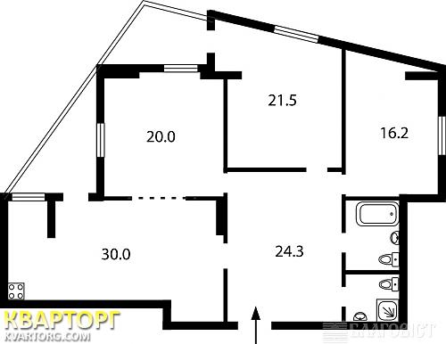Sell 3-room apartment. Киев, Димитрова — photo 3