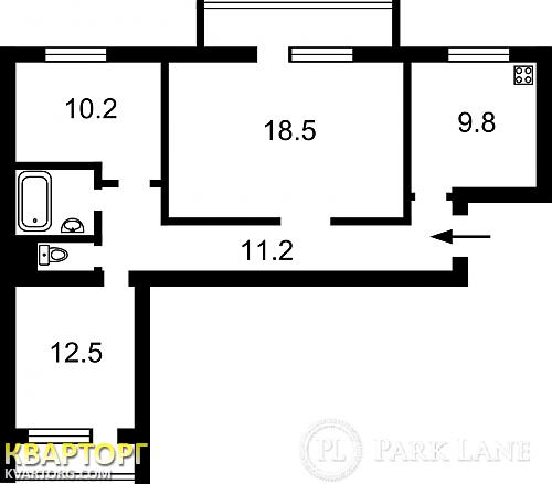 Sell 3-room apartment. Киев, Новополевая — photo 2