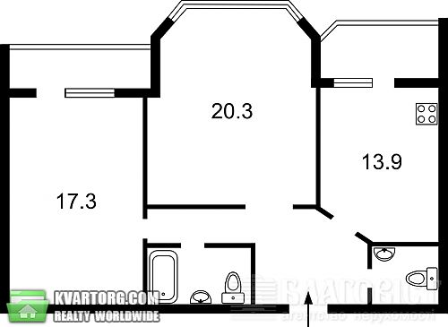 Sell 2-room apartment. Киев, Градинская — photo 7