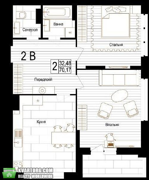 Sell 2-room apartment. Киев, пр. Лобановского — photo 3